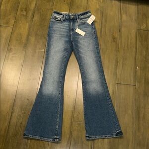 Warp + Weft Indigo Denim Jeans Mia Miami flare sz 0/25